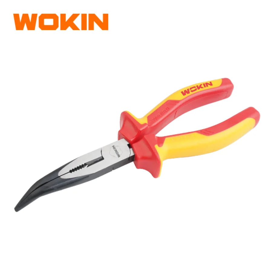 Alicate de Punta Curva Aislado (PREMIUM) 160mm6 Wokin